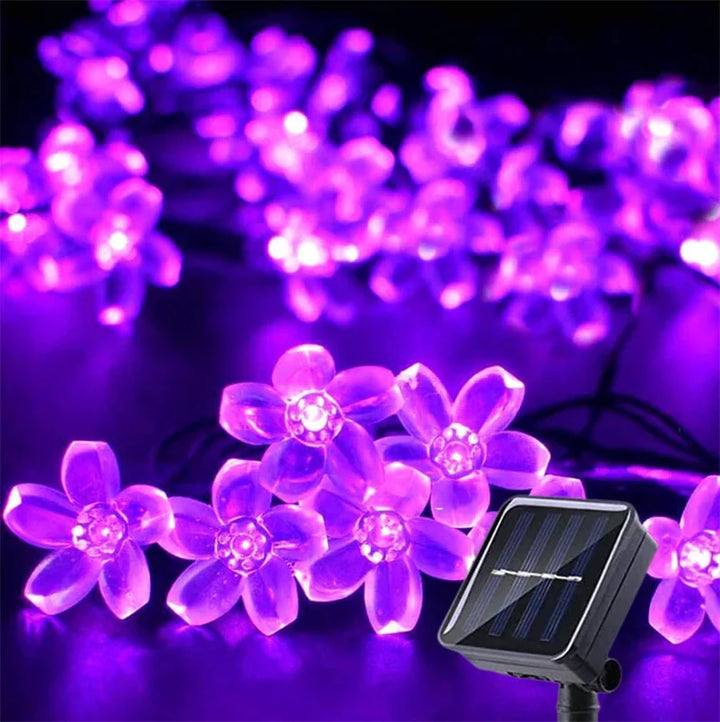 Luvikno | LumiSola Solstrenger Lyskilder | 20–100 LED-er | Varme Hvit, Hvit eller RGB | 8 Moduser | For Hage & Balkong | 5–12m