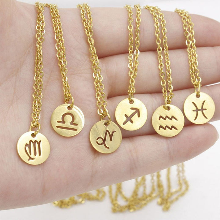 Zodiac Necklace | Bærekraftig rustfritt stål, forblir strålende! Luvikno