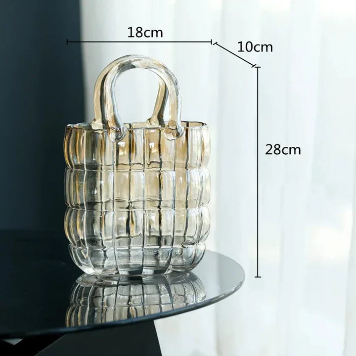 Glass Bag Vase | Luvikno