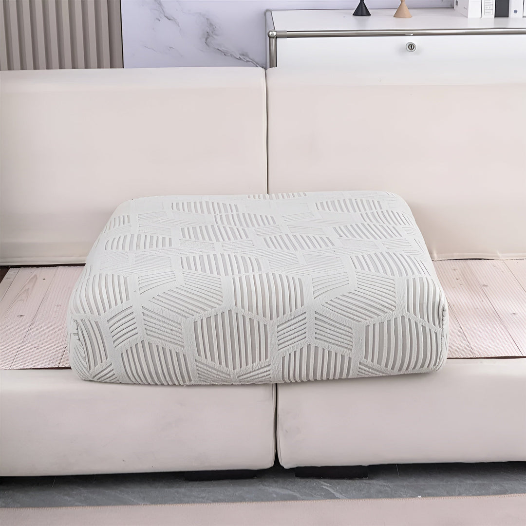 Jacquard Sofa Cover med Geometrisk Mønster – Myk & Katt-vennlig | Perfekt for Beskyttelse og Koselige Oppholdsrom | Luvikno