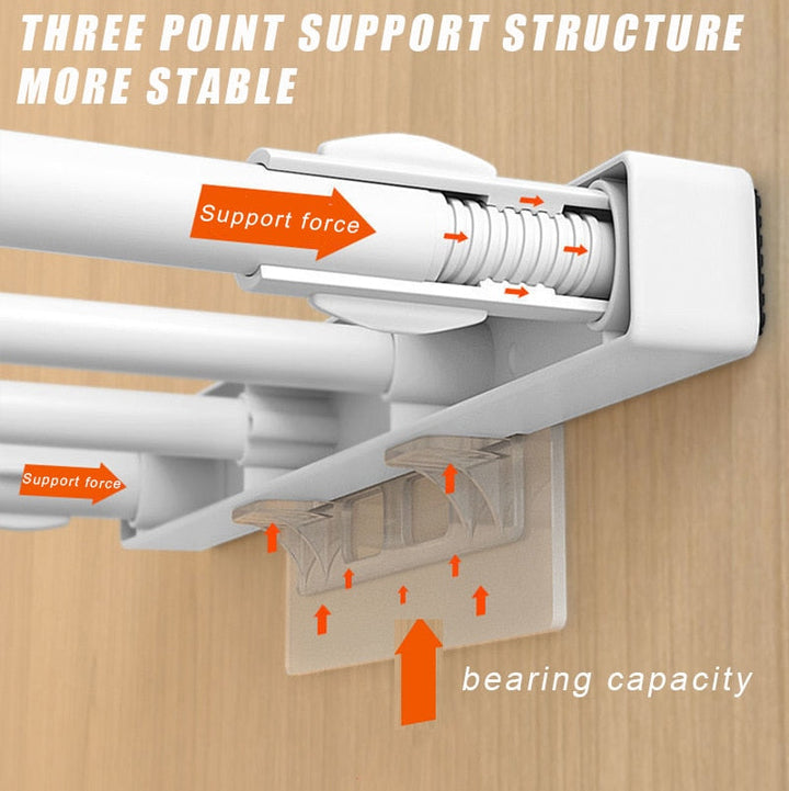 Selvheftende Closet Wizard Hylle Støtte Bracket | Luvikno