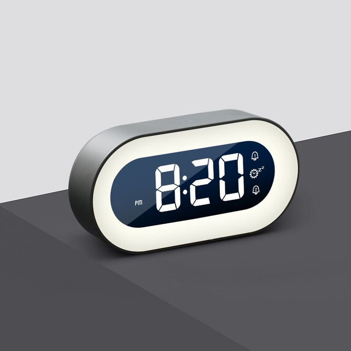 Luvikno | Digital vekkerklokke med nattlys - Lumino