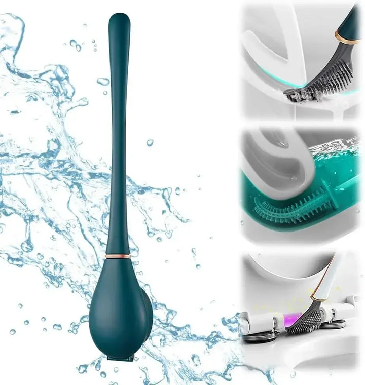 SumiClean - Slim silikon toalettbørste for badet ditt Luvikno