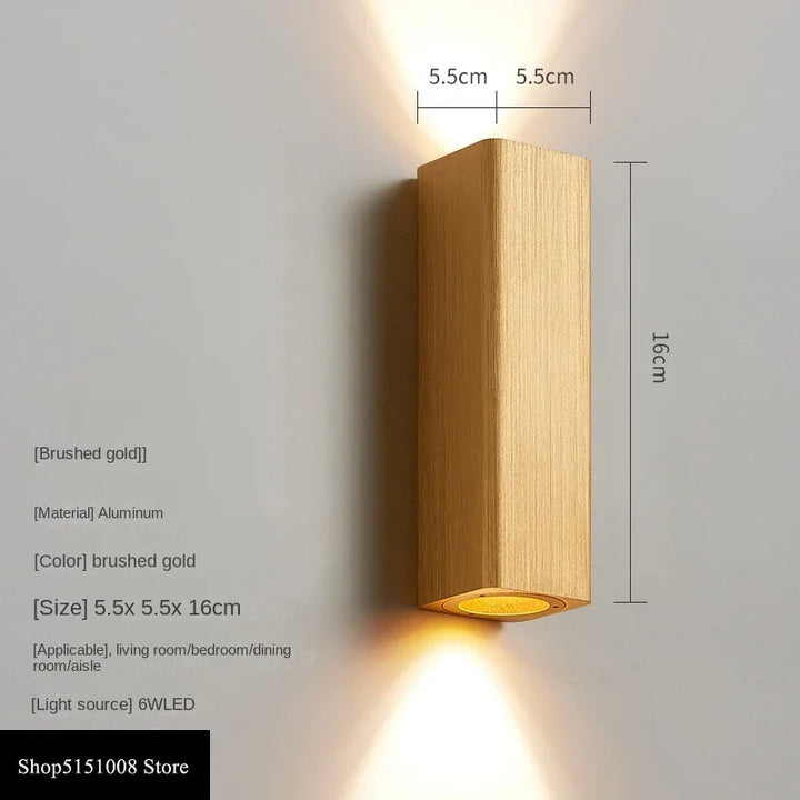 LumiGlow - Stillegående LED Vegglampe med Varme og Kjølige Lys | Luvikno