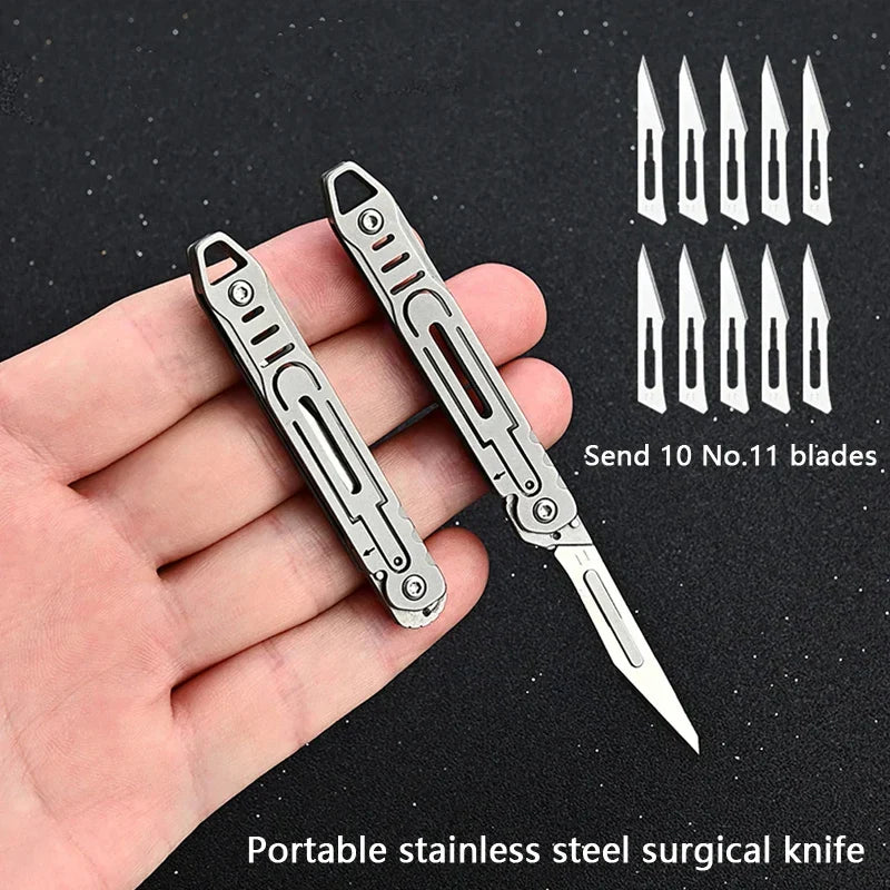 Utbyttbare kniver Faltbar EDC-kniv | Luvikno