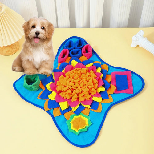 Luvikno | SnuffelPlezier | Intelligent Snuffle Mat for Dogs | Interaktivt Matleketøy Mot Kjedelighet | Fremmer Naturlige Foringsinstinkter