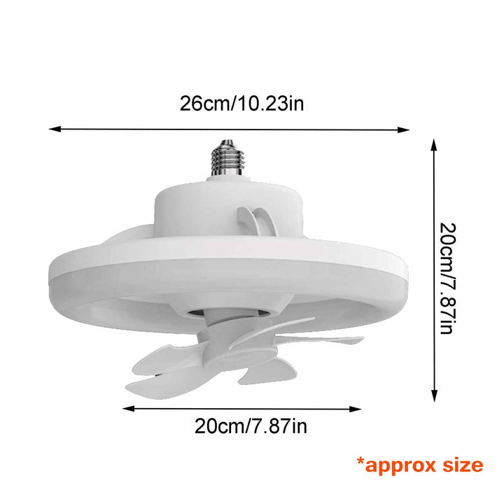 2in1 Strålende Rotasjon RC Takvifte Lampe | Luvikno