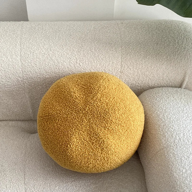 Nordic Bouclé Abstrakt Putefor – Minimalistisk Plysjpute | Luvikno