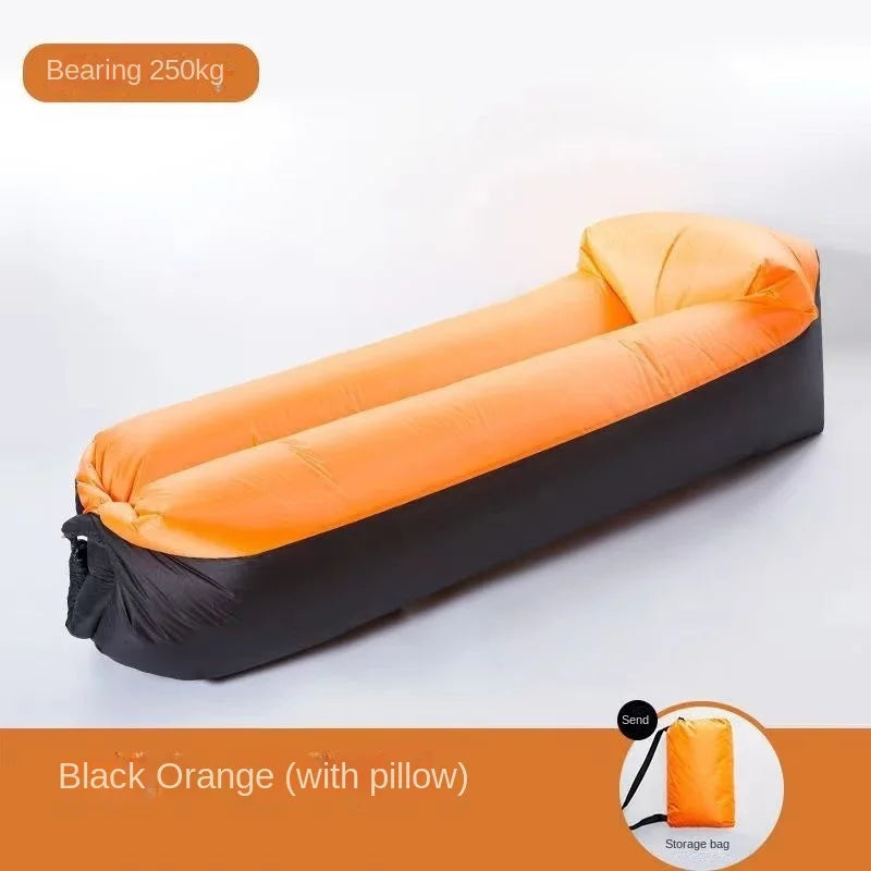 Luvikno | Airvana Oppblåsbar Sofa Utendørs | Bærbar Luftsofa for Camping & Strand | Med Hodepute & 30t Holdbarhet