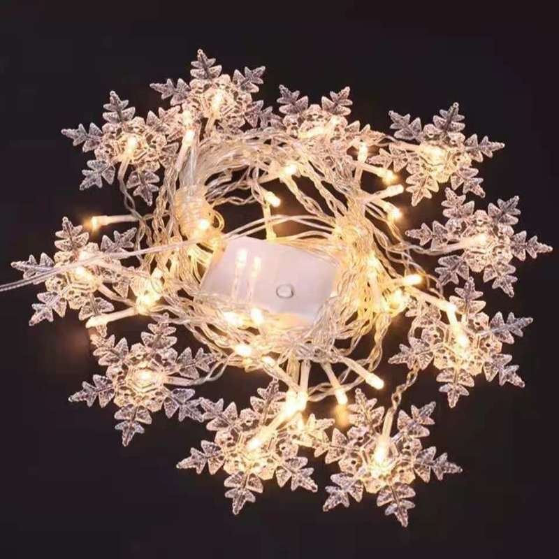 LED Fairy Snøfnugg Lys | Luvikno
