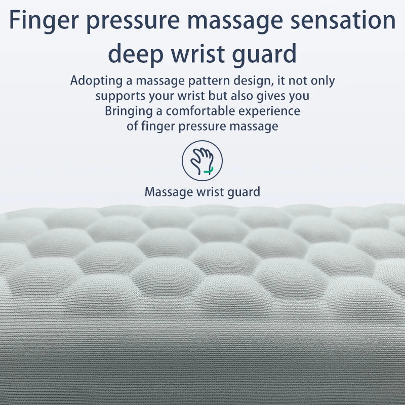 Luvikno | SilentaPad Håndleddstøtte | Ergonomisk Musmatte med Minne Skum & Massasjområde | For PC, Laptop & Gaming