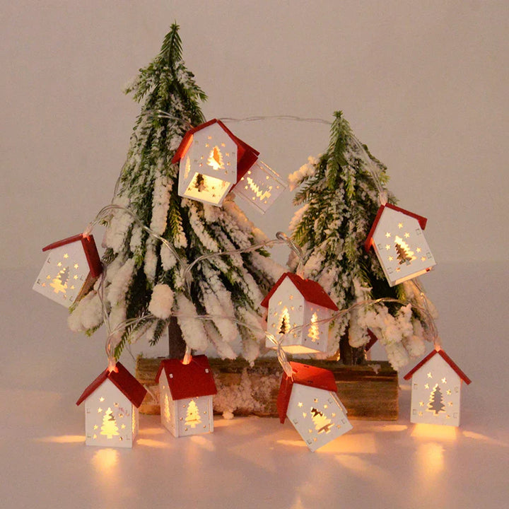 Lysende Trewe mye juldekrasjon – LED Lyskilder for Festlig Belysning | Luvikno