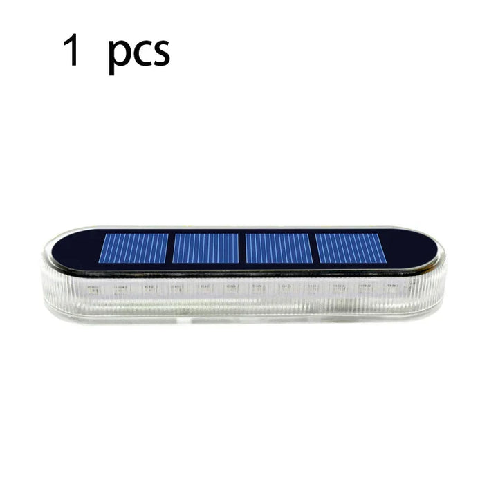 Luvikno | LumaGlow Solar Trap Light | IP68 vanntett med 30 LED-lamper i varm/kald hvit/blå for terrasse og utendørs