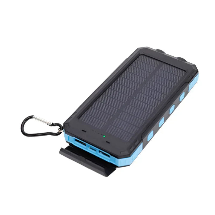 Luvikno | Solenergi Power Bank med Lommelykt – SolarCharge Pro