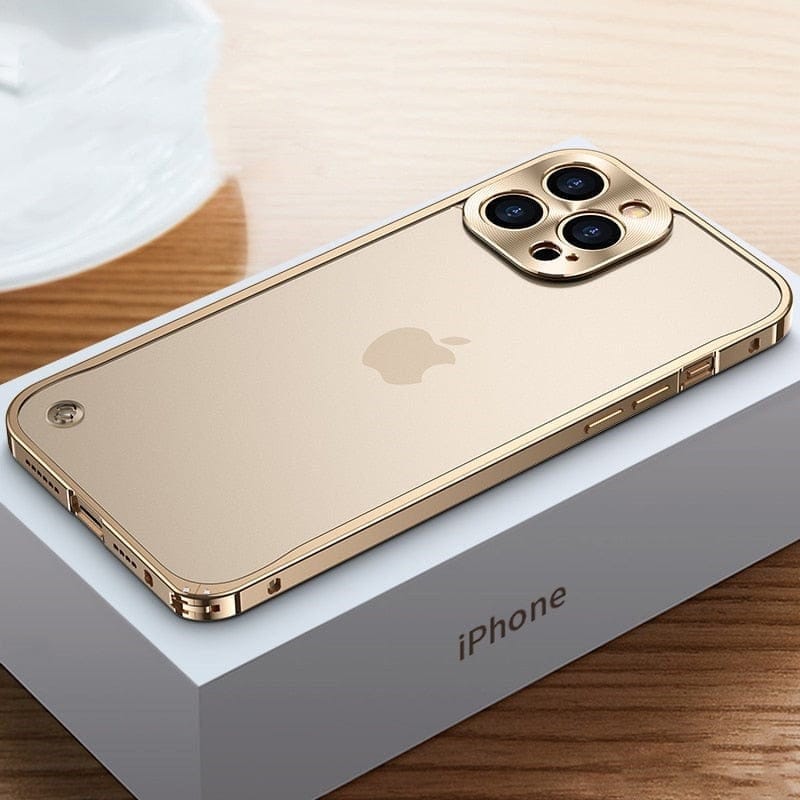 iPhone Aluminiumdeksel | CNC-freset metallramme for beskyttelse | Flere farger Luvikno