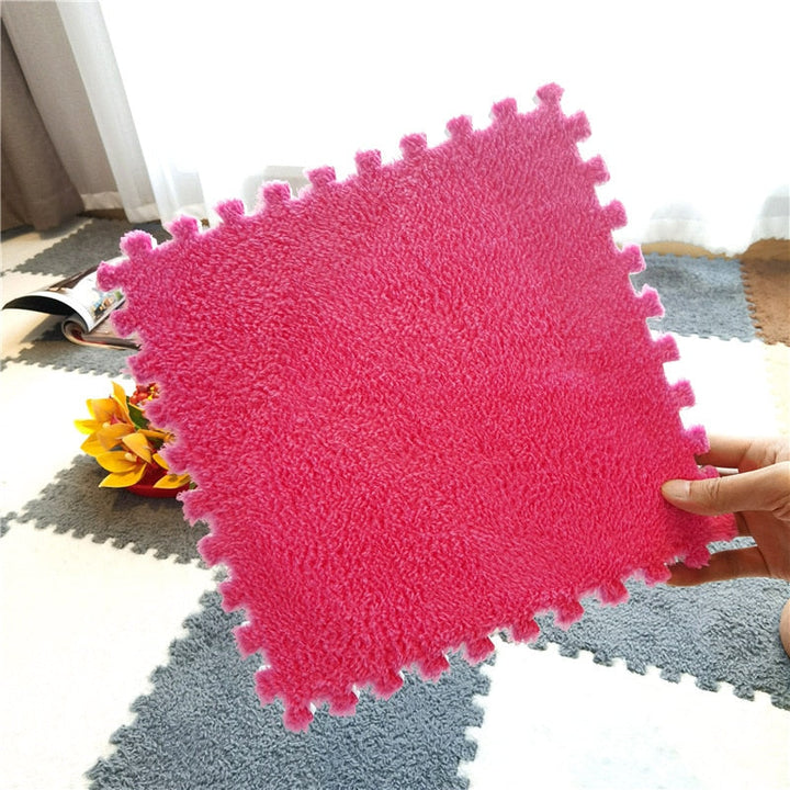 DIY Vinter Plush Puslespill Matte | Luvikno