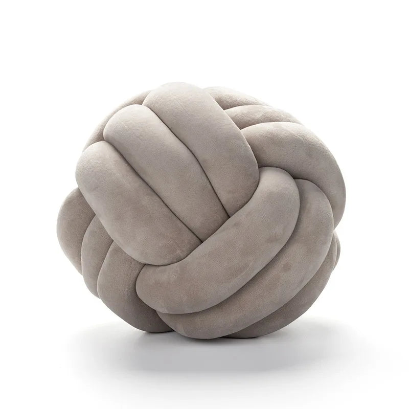 Plush Knot Cushion (Velour) | Luvikno