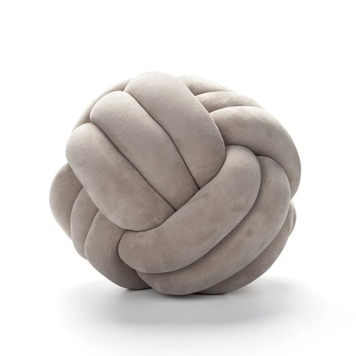 Plush Knot Cushion (Velour) | Luvikno