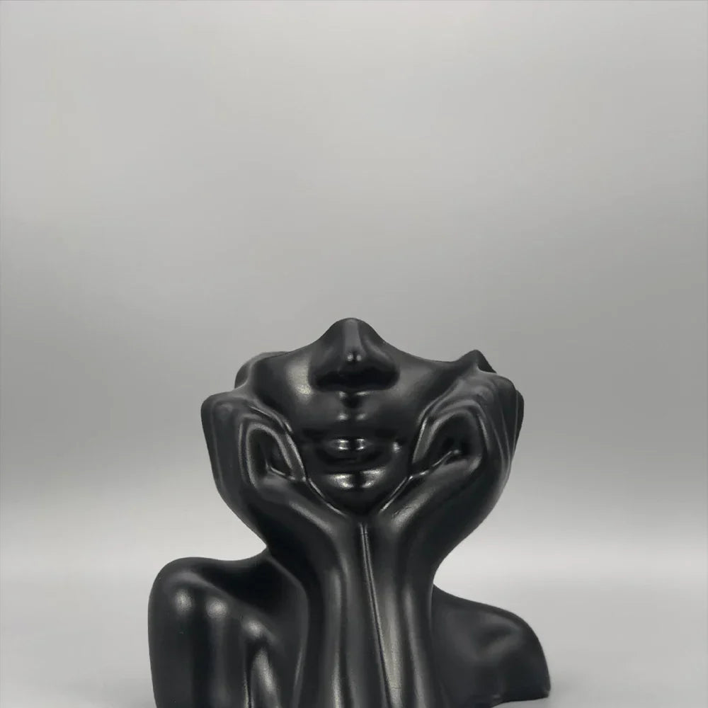 Gledelig Lucky Flower Pot Skulptur | Luvikno