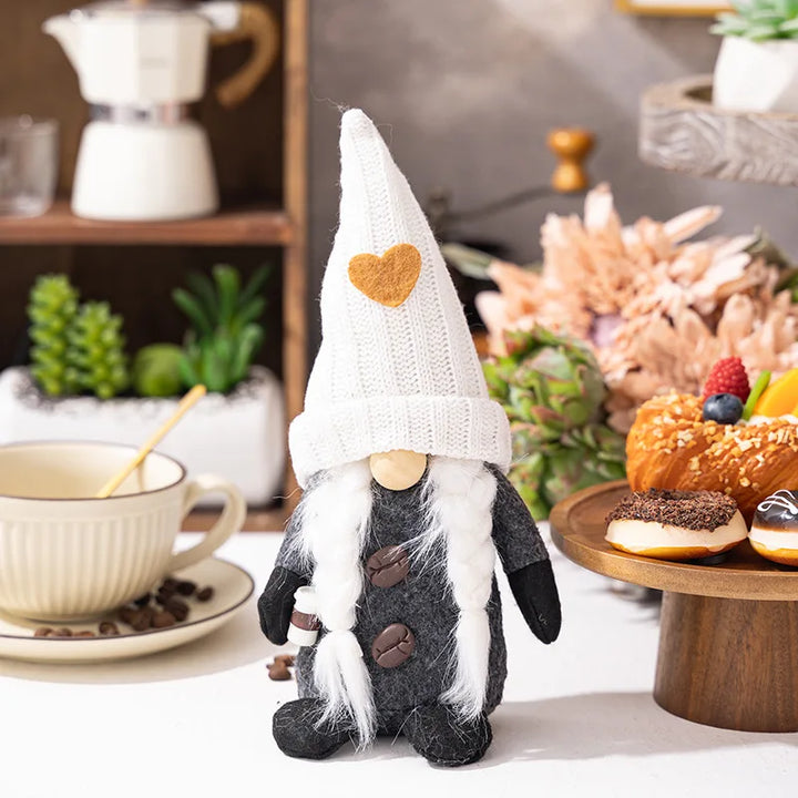 Luvikno | Skandinaviske Kaffe Gnome Dukker – Atmosfærisk Dekorasjon