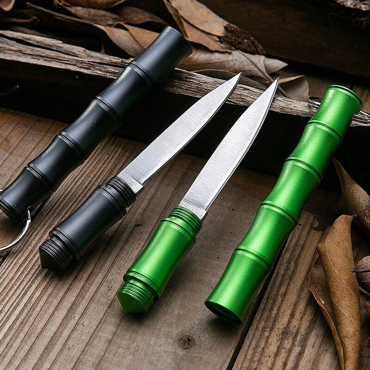 Bamboo Bærbar Selvforsvars Camping Kniv | Luvikno