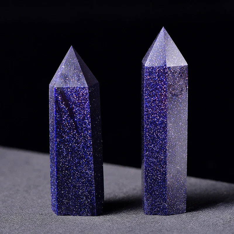 Luvikno | Krystall Obelisk Elaria | Naturlig Stein Healende Stein | For Meditasjon & Reiki | 4–8 cm