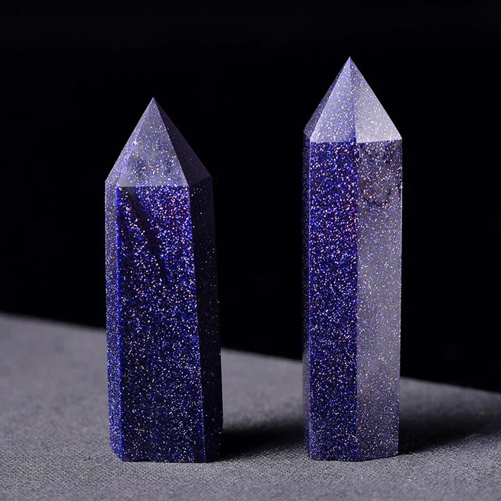 Luvikno | Krystall Obelisk Elaria | Naturlig Stein Healende Stein | For Meditasjon & Reiki | 4–8 cm