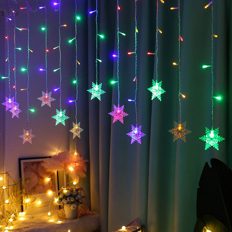 LED Fairy Snøfnugg Lys | Luvikno