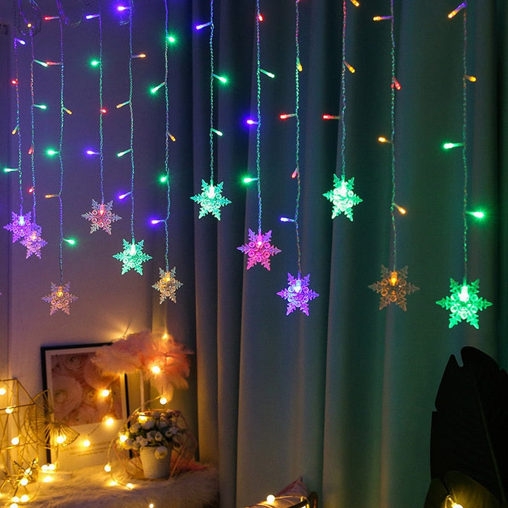 LED Fairy Snøfnugg Lys | Luvikno