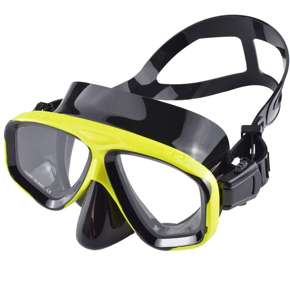 Luvikno | Mareon dykkermaske med snorkel | 180° panoramautsikt | anti-lekkasje & HD glass | matvarekvalitet silikon