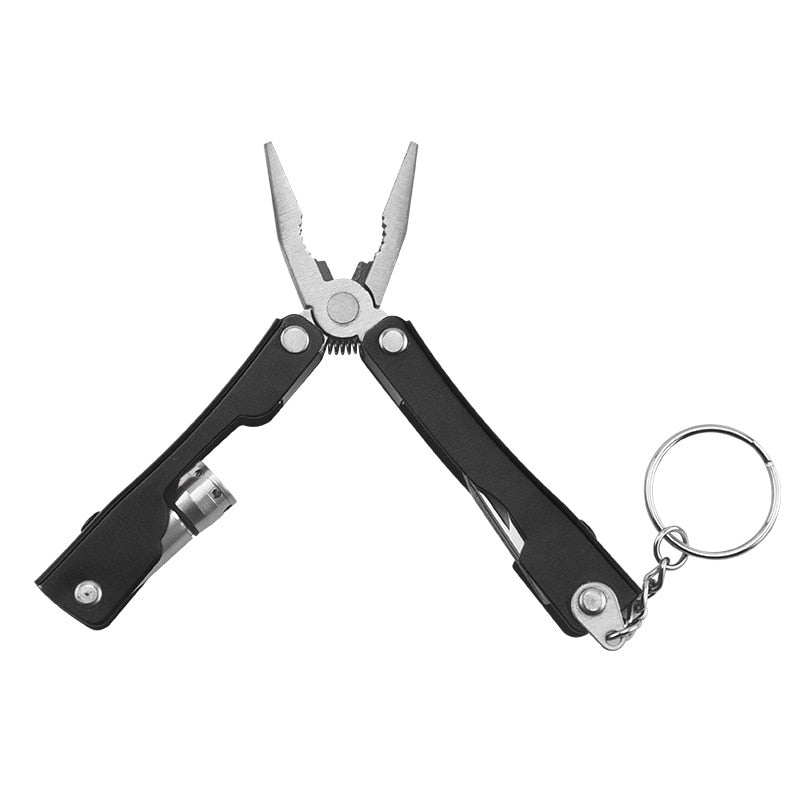 9in1 Explorers Aluminium Nøkkelring Multiverktøy | Luvikno
