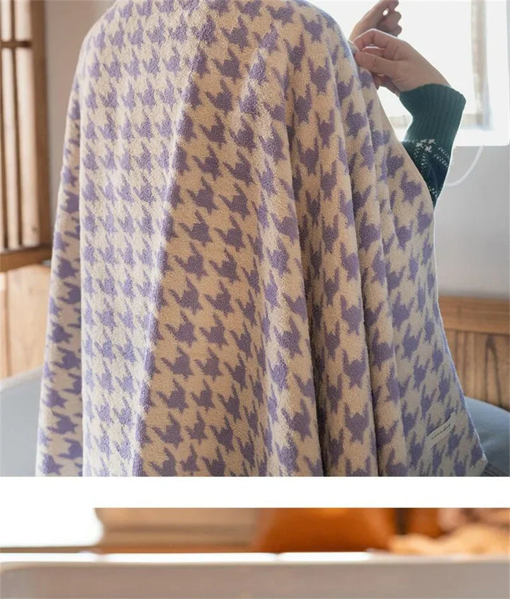 HoundLuxe Vintage Houndstooth Bomull Ansiktsklut Luvikno