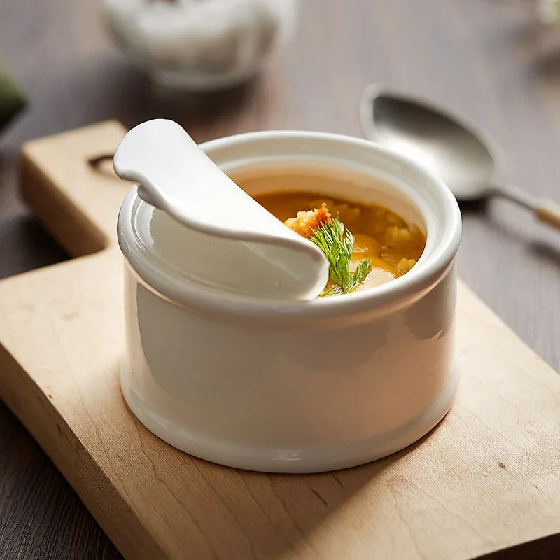 Luvikno | Moderne fransk løksuppebolle – Premium keramisk suppe- og grytebolle