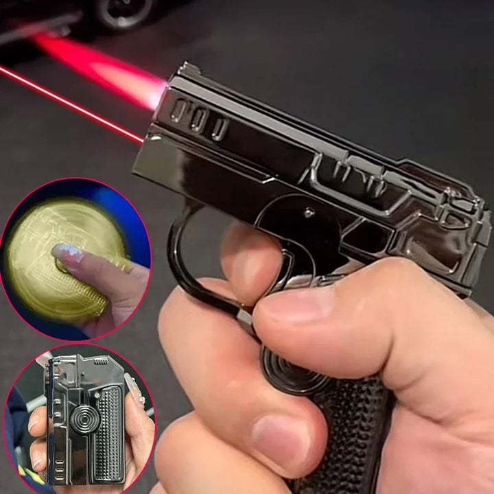 Foldbar Dual-Form Pistolformet Vindproof Lighter | Luvikno