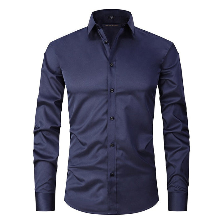 Luvik | Miehet Anti-Wrinkle Slim Fit pukeutua paita