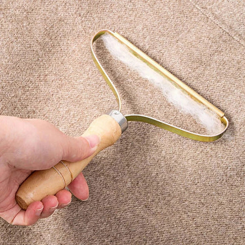 Luvikno | FluffFree Teppe Skrape - Ergonomisk Verktøy for Lett Fjerning av Lint og Pels