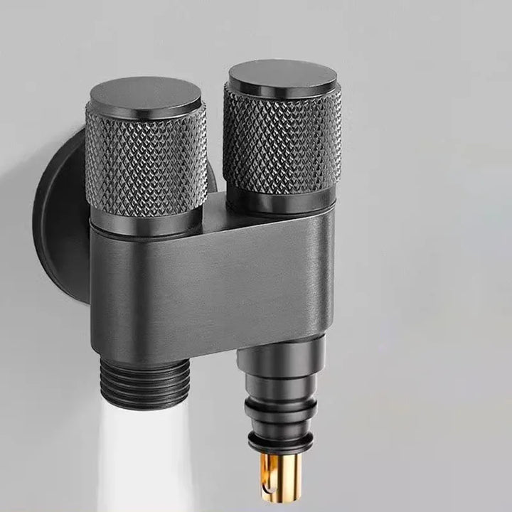 Dual Flow Pro – 2-i-1 Vegghane for toalett og vaskemaskin Luvikno
