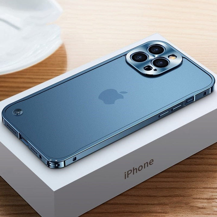 iPhone Aluminiumdeksel | CNC-freset metallramme for beskyttelse | Flere farger Luvikno