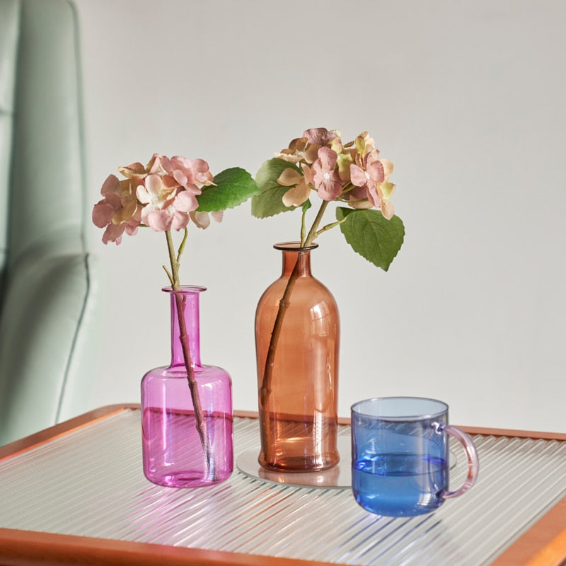 Fargerik Bud Glass Vase | Luvikno