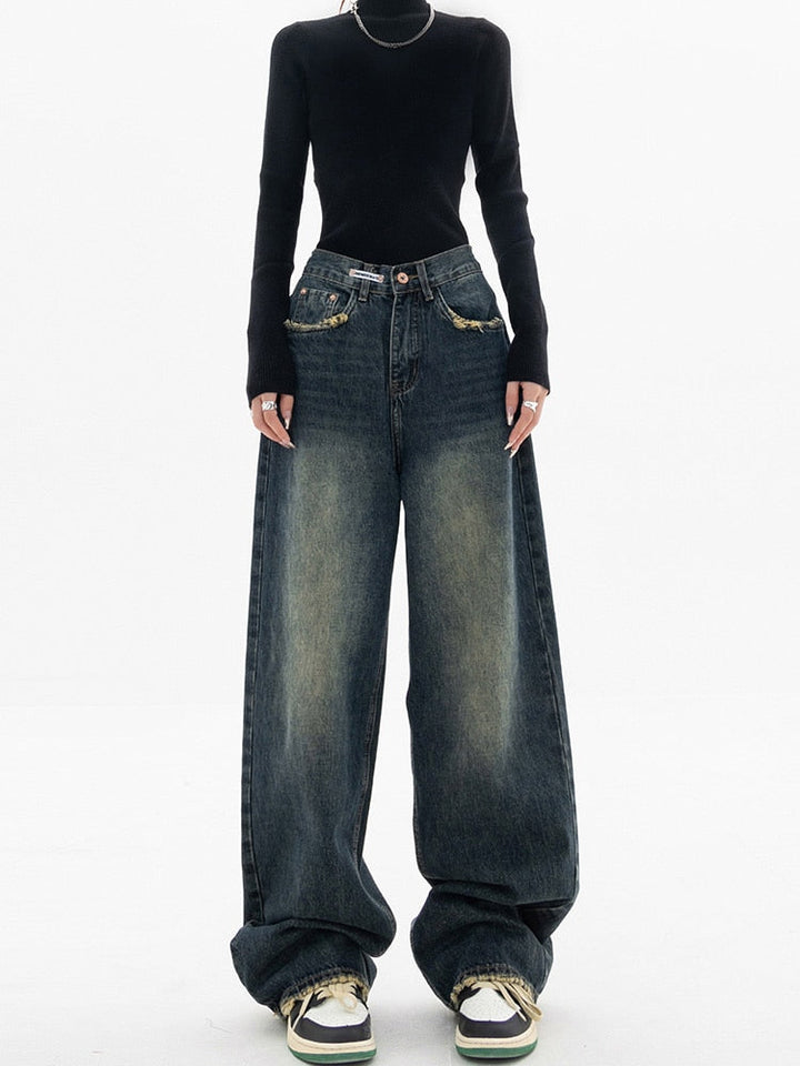 Luvik | Damer Vintage Baggy Bukse