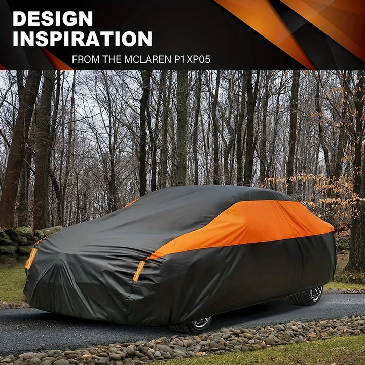 Luvikno | Biltrekk CARVION | Vanntett & UV-beskyttelse | For SUV & Sedan | 190T Polyester