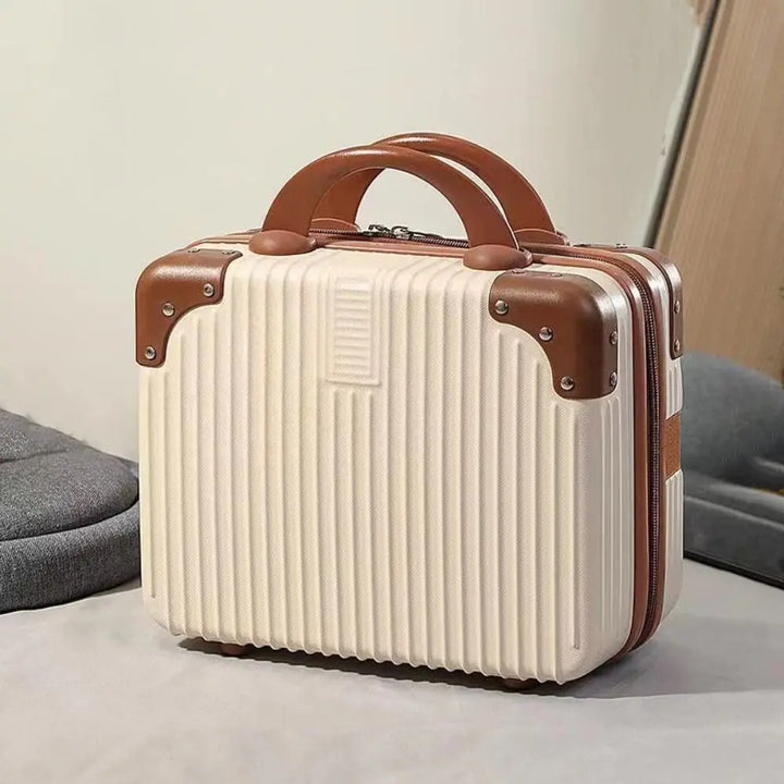 Luvikno | Travellia Mini Kosmetikkveske | Kompakt og Stilig | Hardt Skall laget av ABS+PC | Ideell for Reisen og Sminke