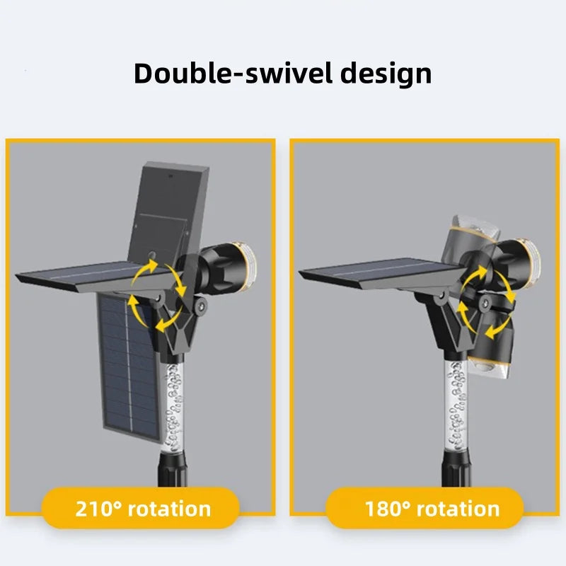 Solcelle LED Hage Hjem Utendørs Sti Spotlights | Luvikno
