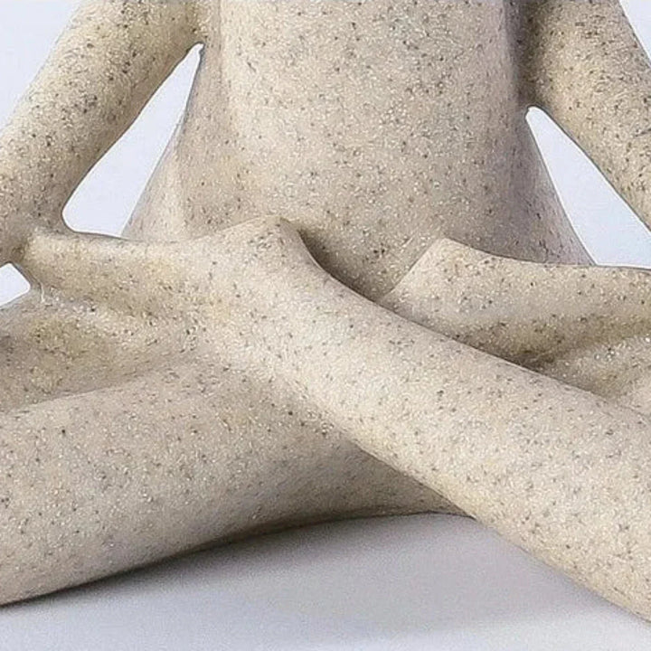 ZenJoy Kvinne i Yoga Figur – Moderne Interiørdekorasjon laget av Resin | Luvikno