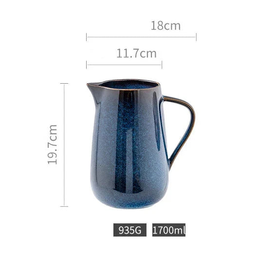 Laguna Kiln Blue Keramikk Kanne Luvikno