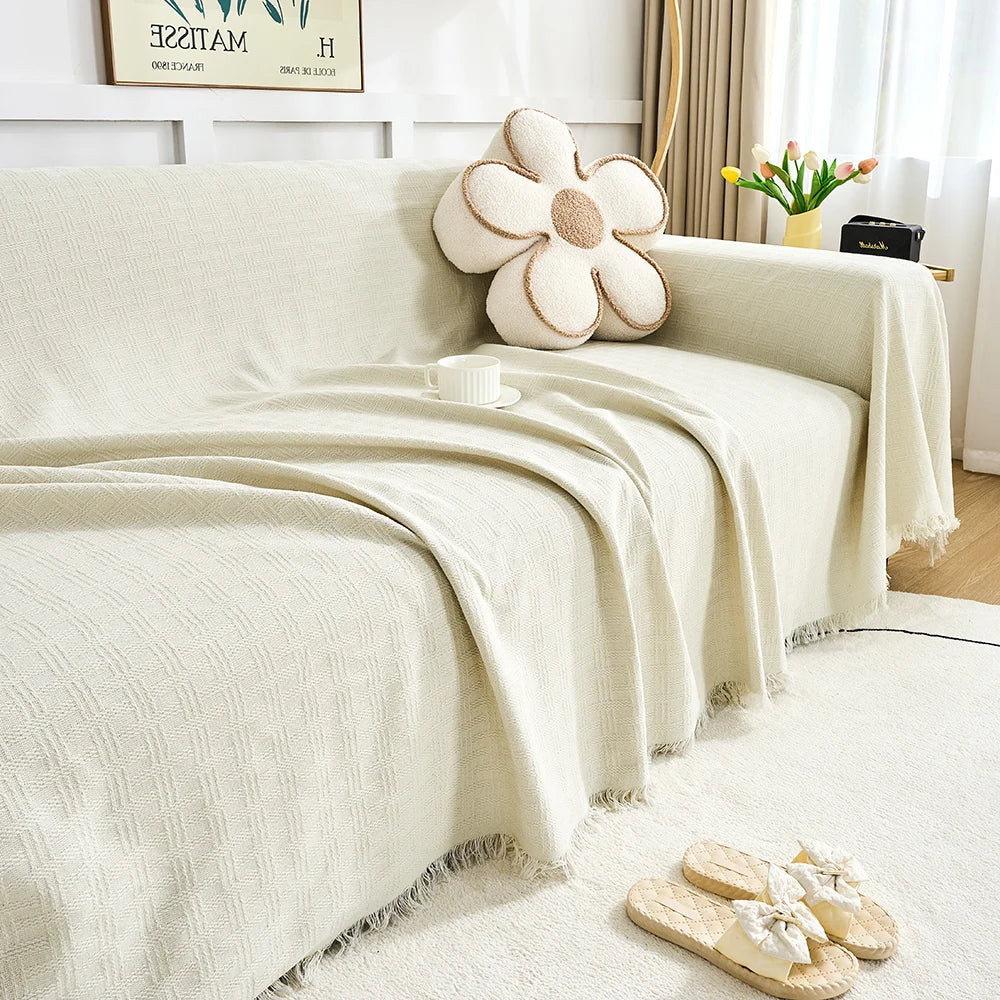 Sofateppe kast | Vendbar design & Ekstra stor | Lett å ta vare på & Ripebestandig | CasaLunea Luvikno