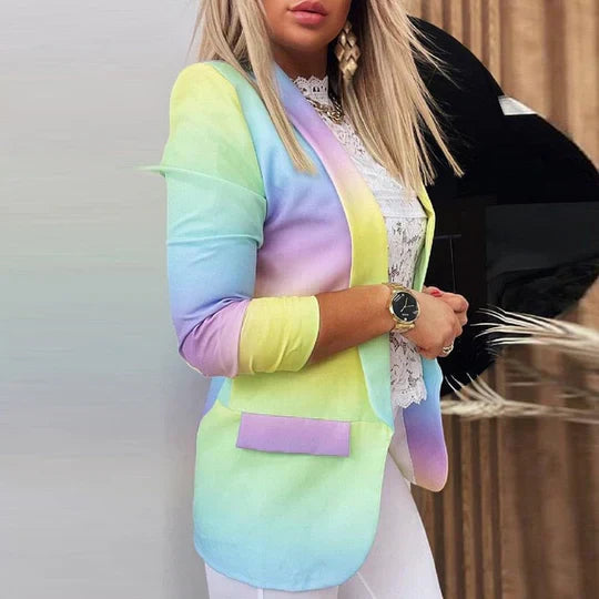 Luvik | Langermet Tie-Dye Blazer for kvinner