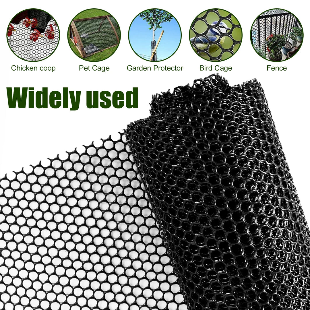 Luvikno | FlexGuard Mesh | Plastgjerde nett for hage- og trestammebeskyttelse | 300 × 40 cm / 600 × 40 cm | Værbestandig & tilpassbar