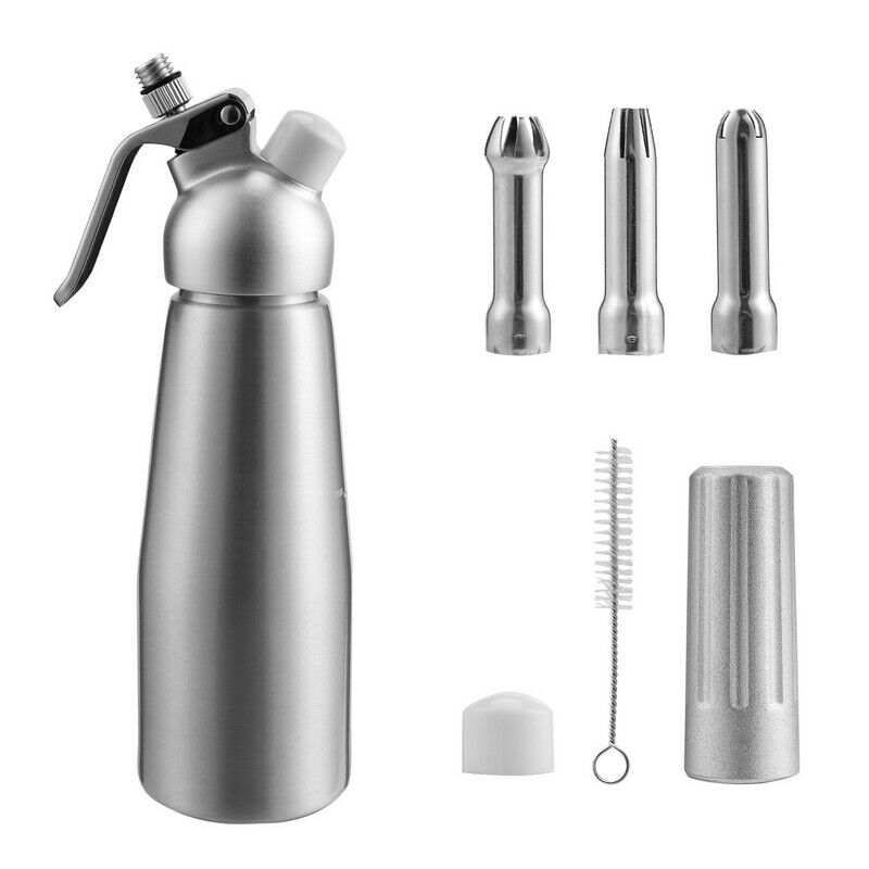 Sahnespender Alu med 3 dyser 500ml | Luvikno