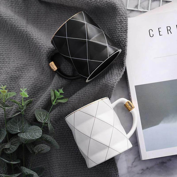 Geometrisk "Enkel" Krus | Luvikno